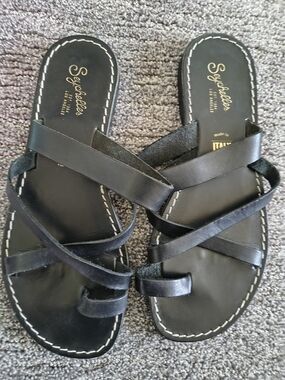 Seychelles Women’s Black Strappy Slide Sandals